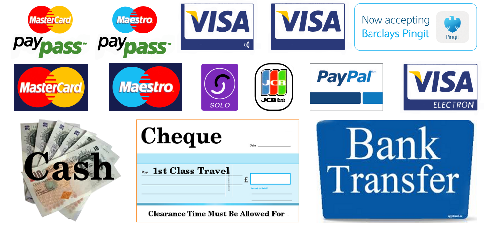 Pay for services. We accept all major debit and credit cards